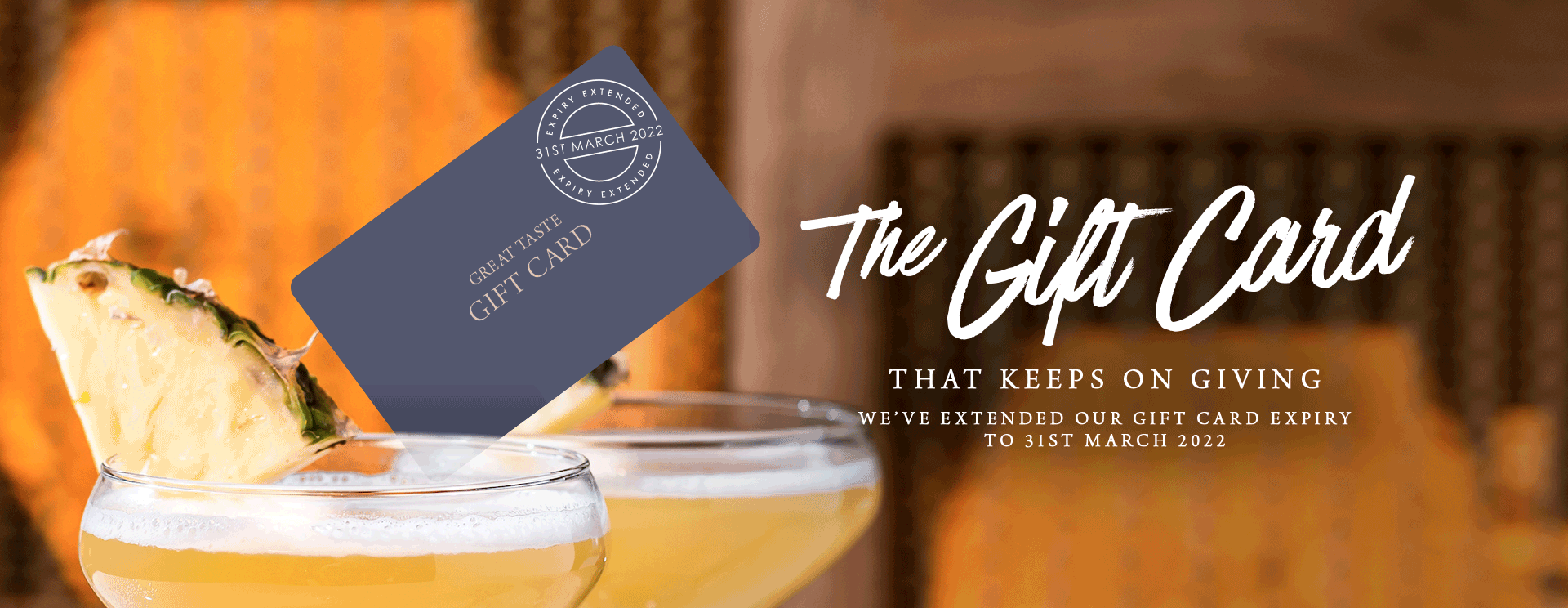 Give the gift of a gift card at The Rose & Crown