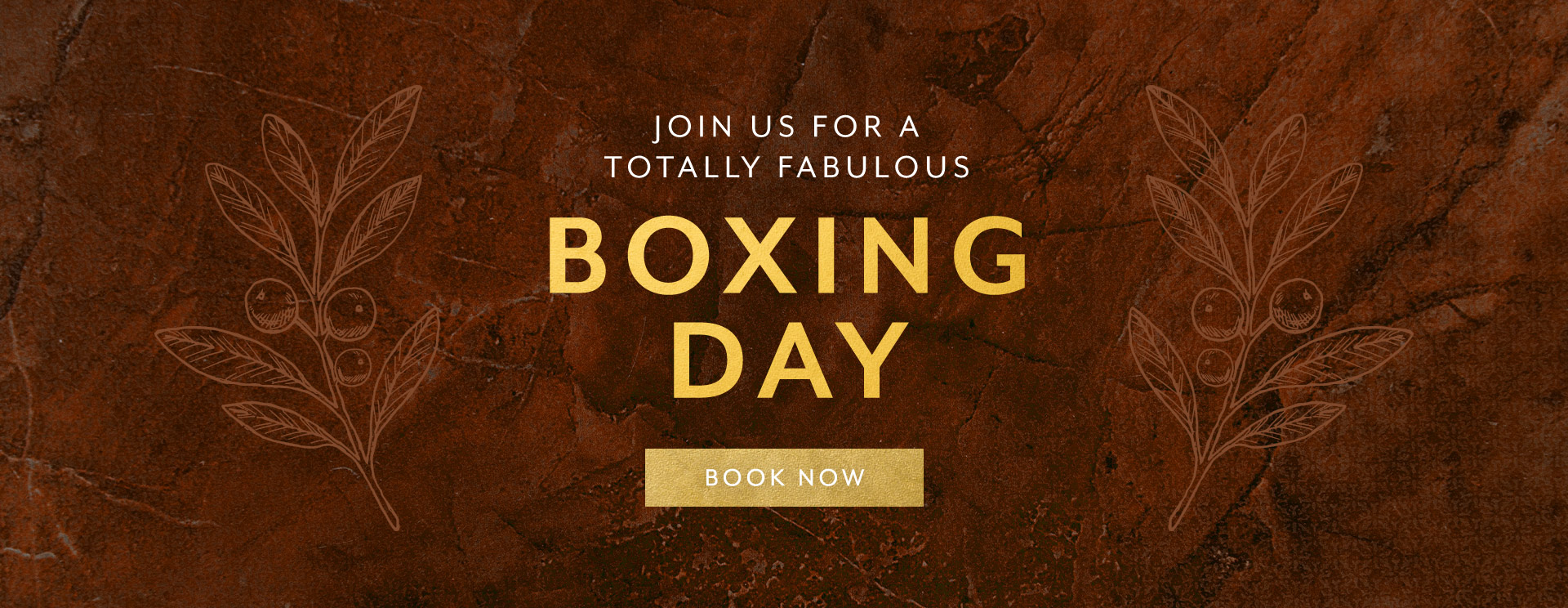 Boxing Day menu at The Rose & Crown