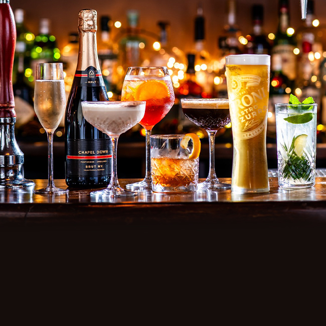 Wine & Drinks menu at The Rose & Crown