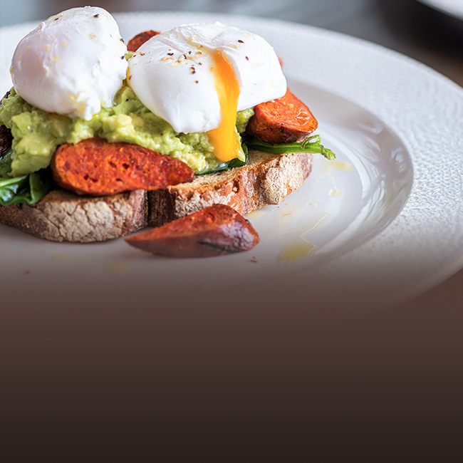 Brunch menu at The Rose & Crown