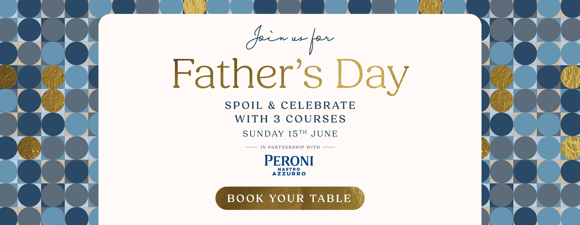 Father’s Day menu Kings Langley