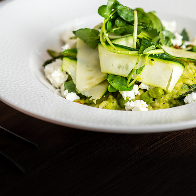 Vegan menu at The Rose & Crown