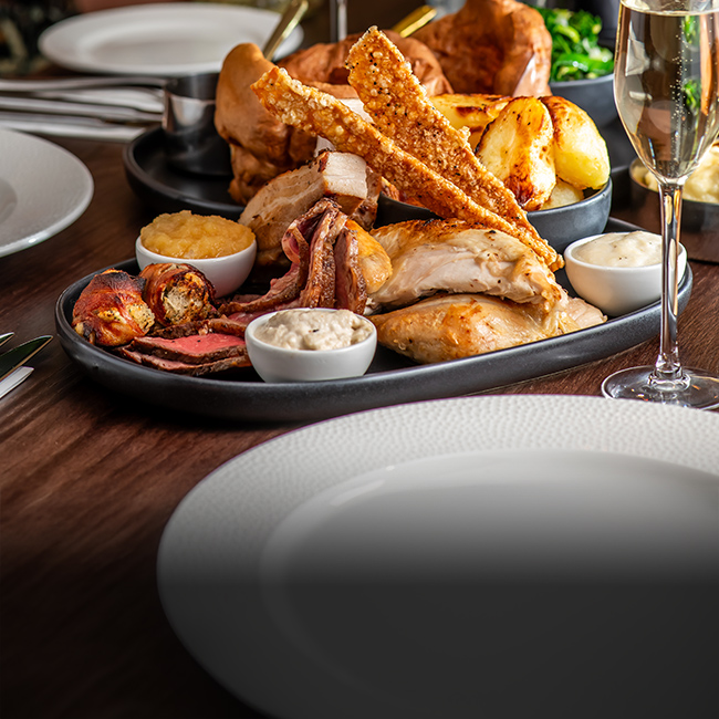 Sunday menu at The Rose & Crown